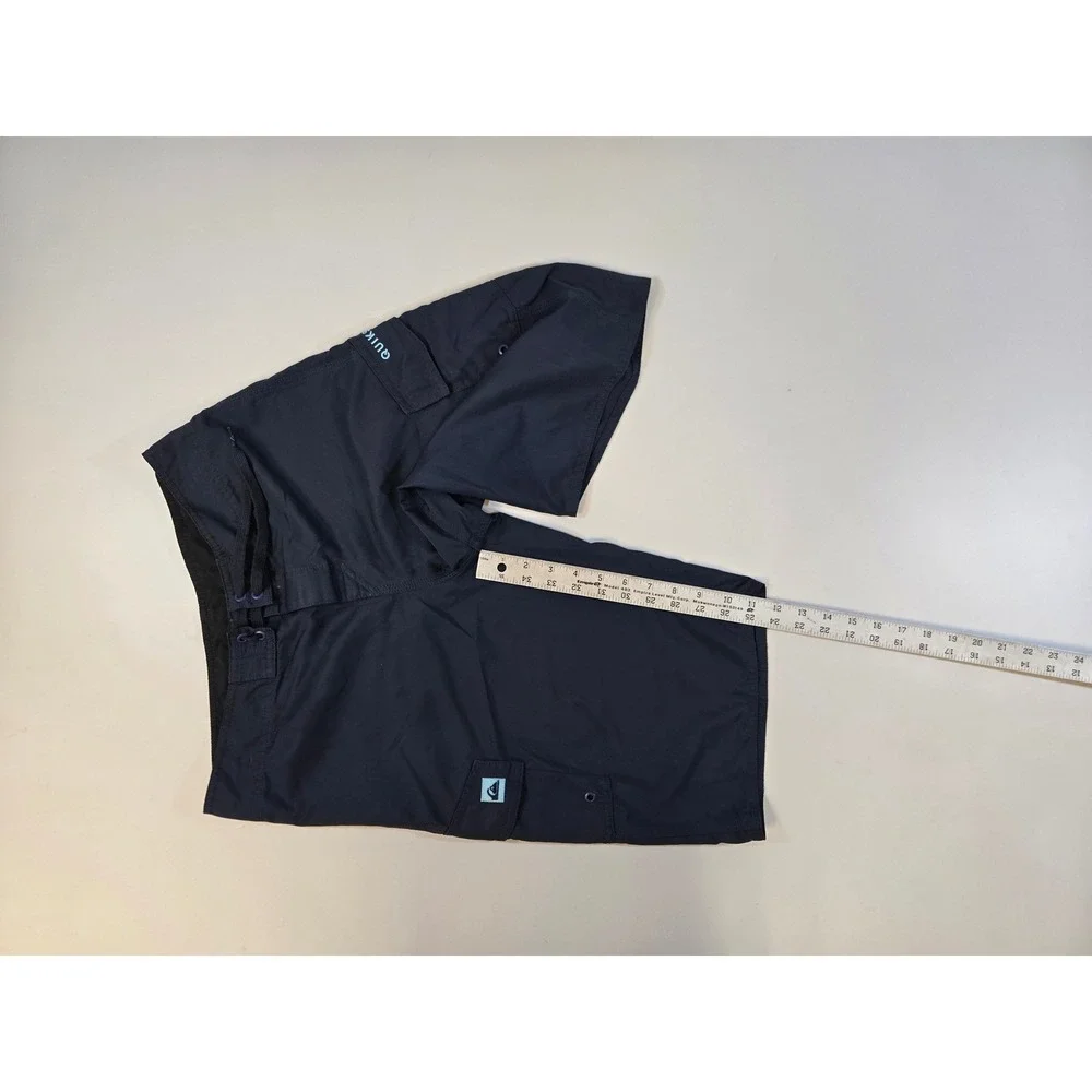 Quiksilver Mens Navy Cargo Board Shorts Swim Trunks Size 30‎ AQBBS03072